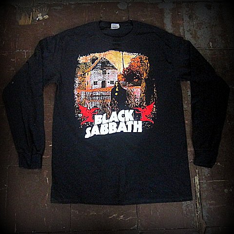 Black Sabbath - First Album Cover- Long Sleeve T-Shirt